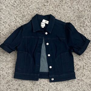 Maeve Dark Blue Jean Jacket
